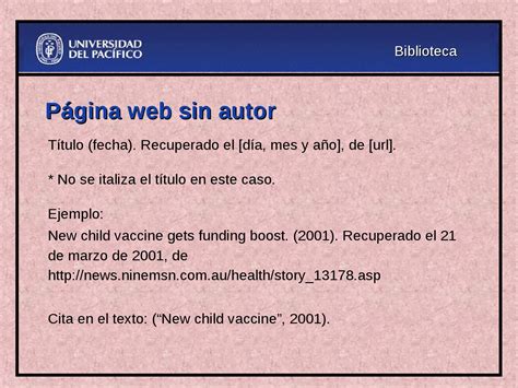 referencias en vancouver online|Cómo citar y referenciar una página web con normas Vancouver